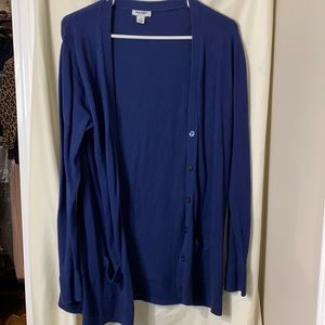 Navy blue cardigan